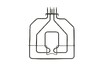 ТЭН духовки BOSCH верхний (1300W+1500W) с грилем (470845)